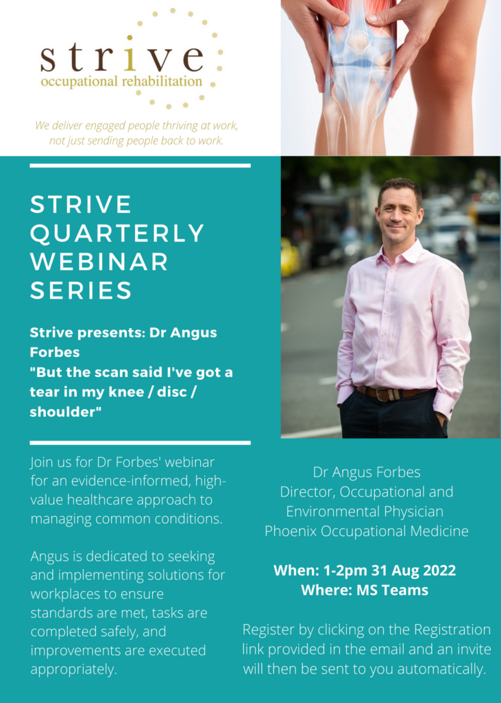Latest New - Strive Occupational Rehabilitation - Queensland